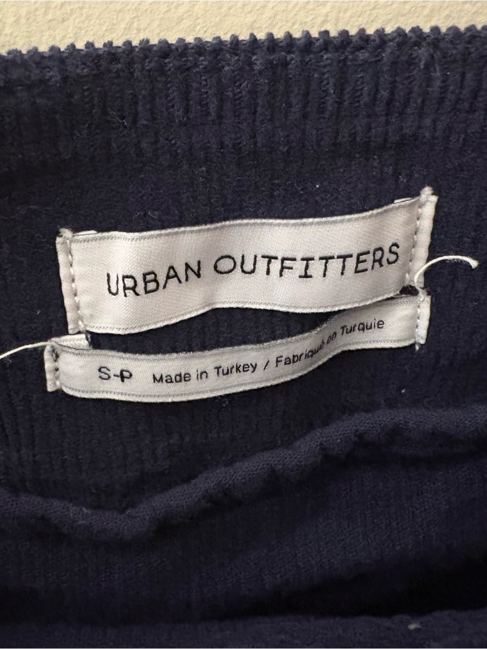 Urban Outfitters Navy Corduroy Skirt - Picture 2 of 5